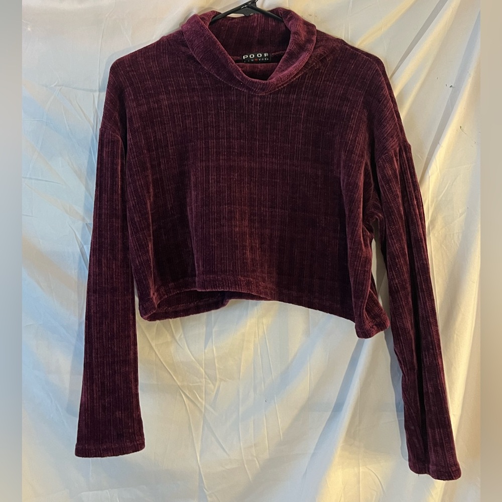POOF NY Cropped Sweater